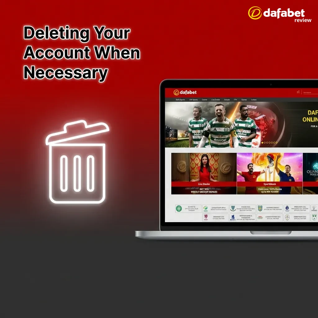 Person closing online gambling account through customer support interface for responsible gaming practices