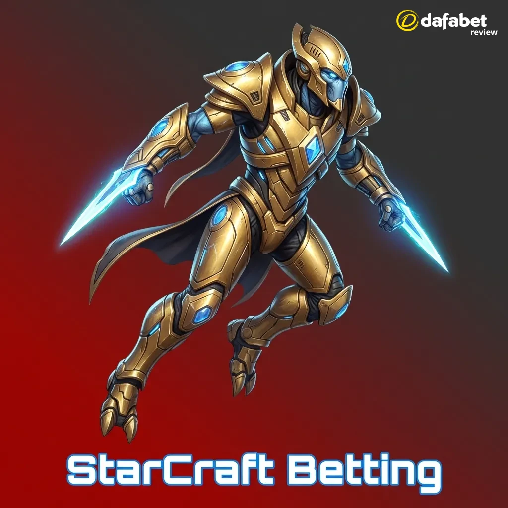 Professional StarCraft II esports tournament gameplay showing competitive match betting options and championship events