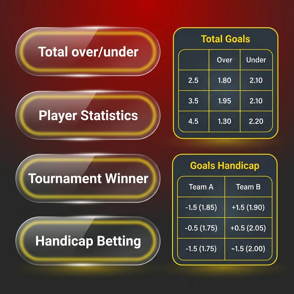 Dafabet betting types diagram showing single bet, system bet, and accumulator bet options with risk levels