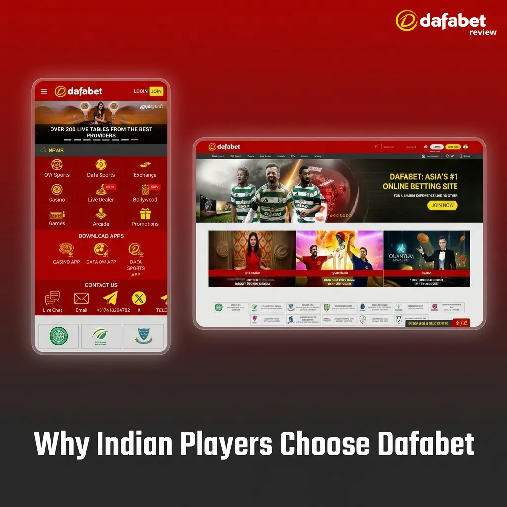 Indian cricket fans using Dafabet on mobile devices with UPI payment options and betting features displayed
