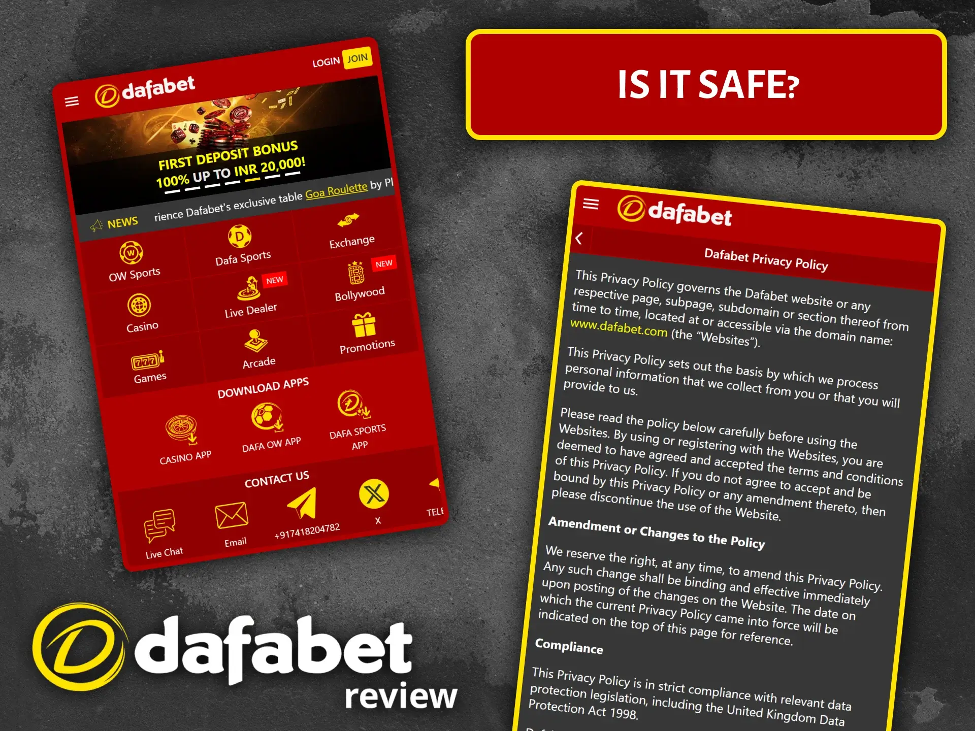 Download the official Dafabet APK file and enjoy safe mobile gambling.
