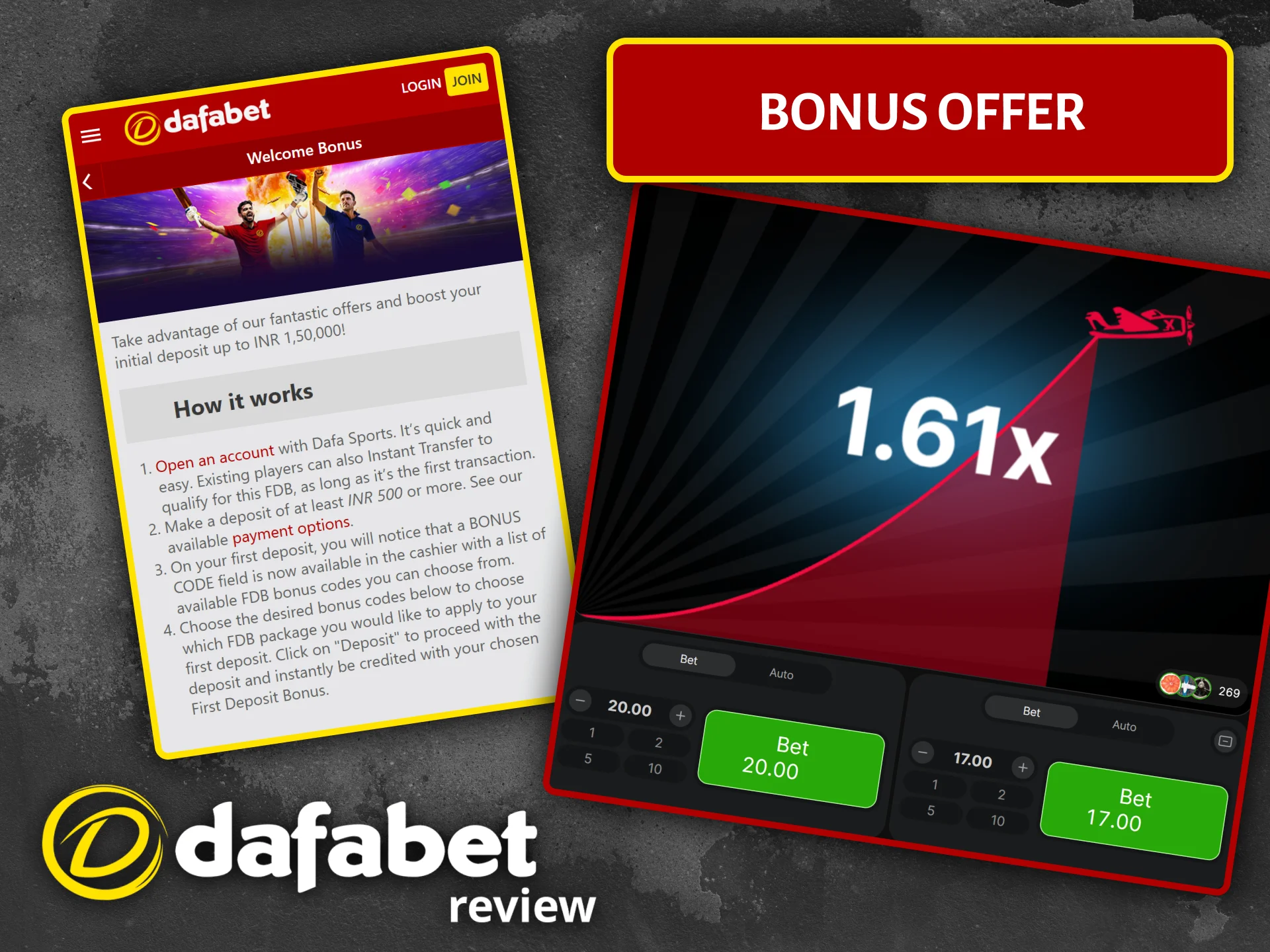 Get your exclusive Aviator bonus at Dafabet Casino and start flying towards big wins.