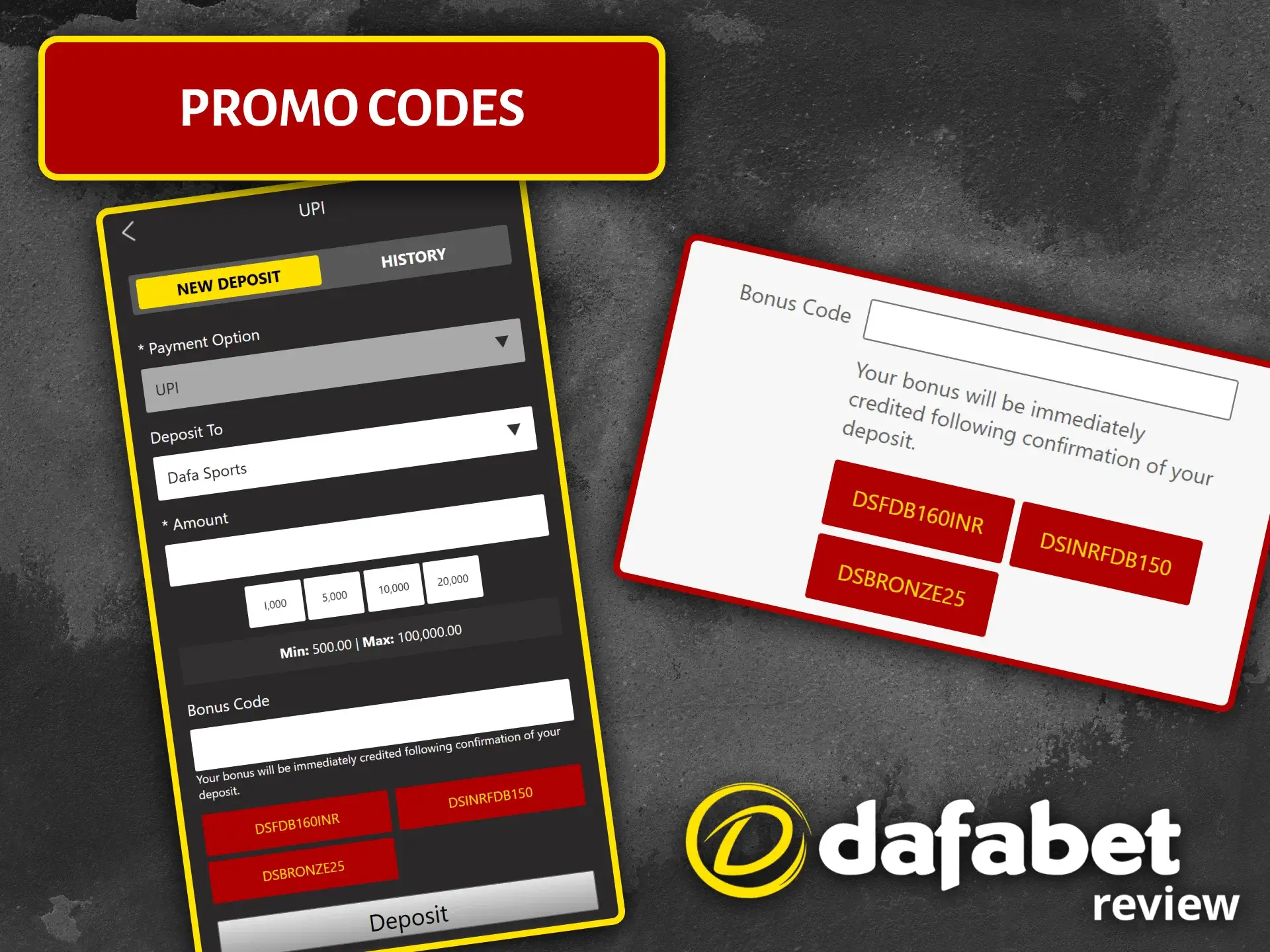 Use Dafabet promo codes to get additional benefits and exclusive rewards on the platform.