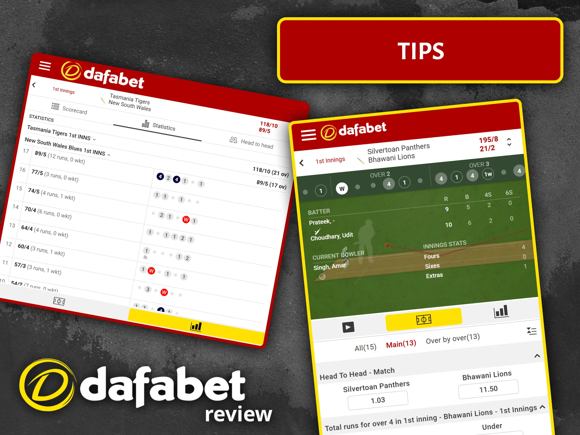 Use expert tips for successful cricket betting at Dafabet to increase your winnings.