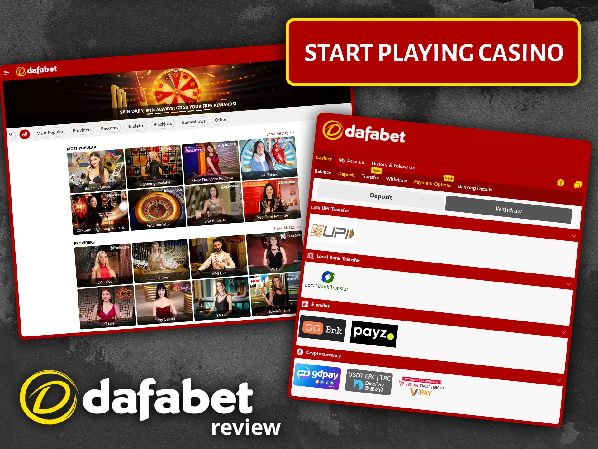 Learn how to start playing exciting casino games at Dafabet with this simple guide.