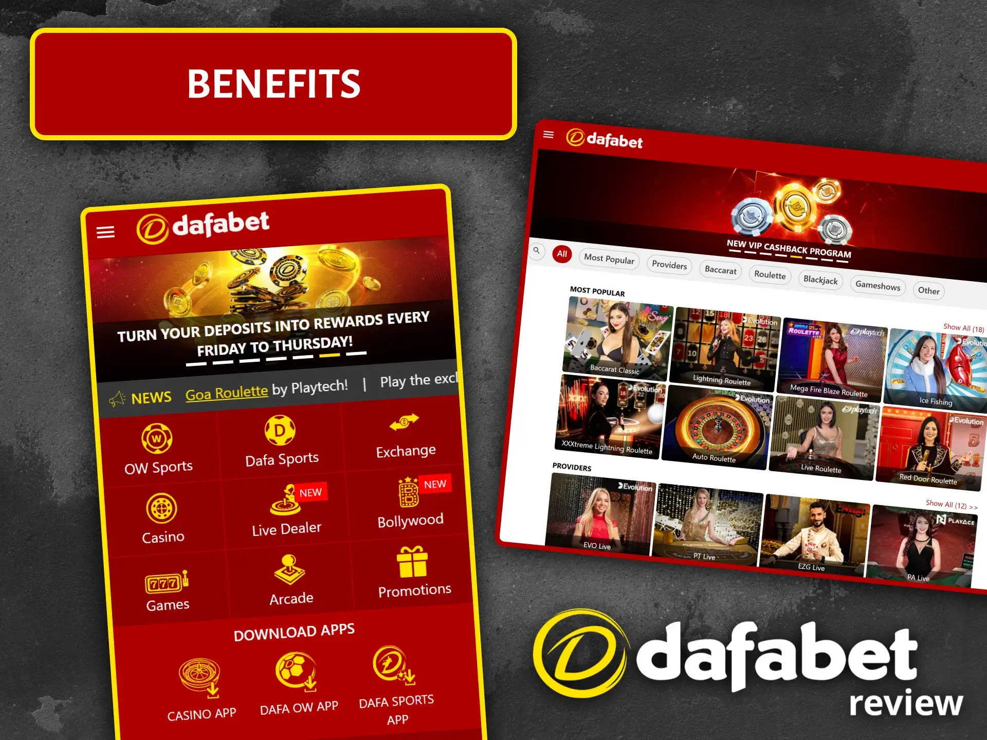 Discover the incredible benefits of playing at Dafabet live casino and make the right choice.
