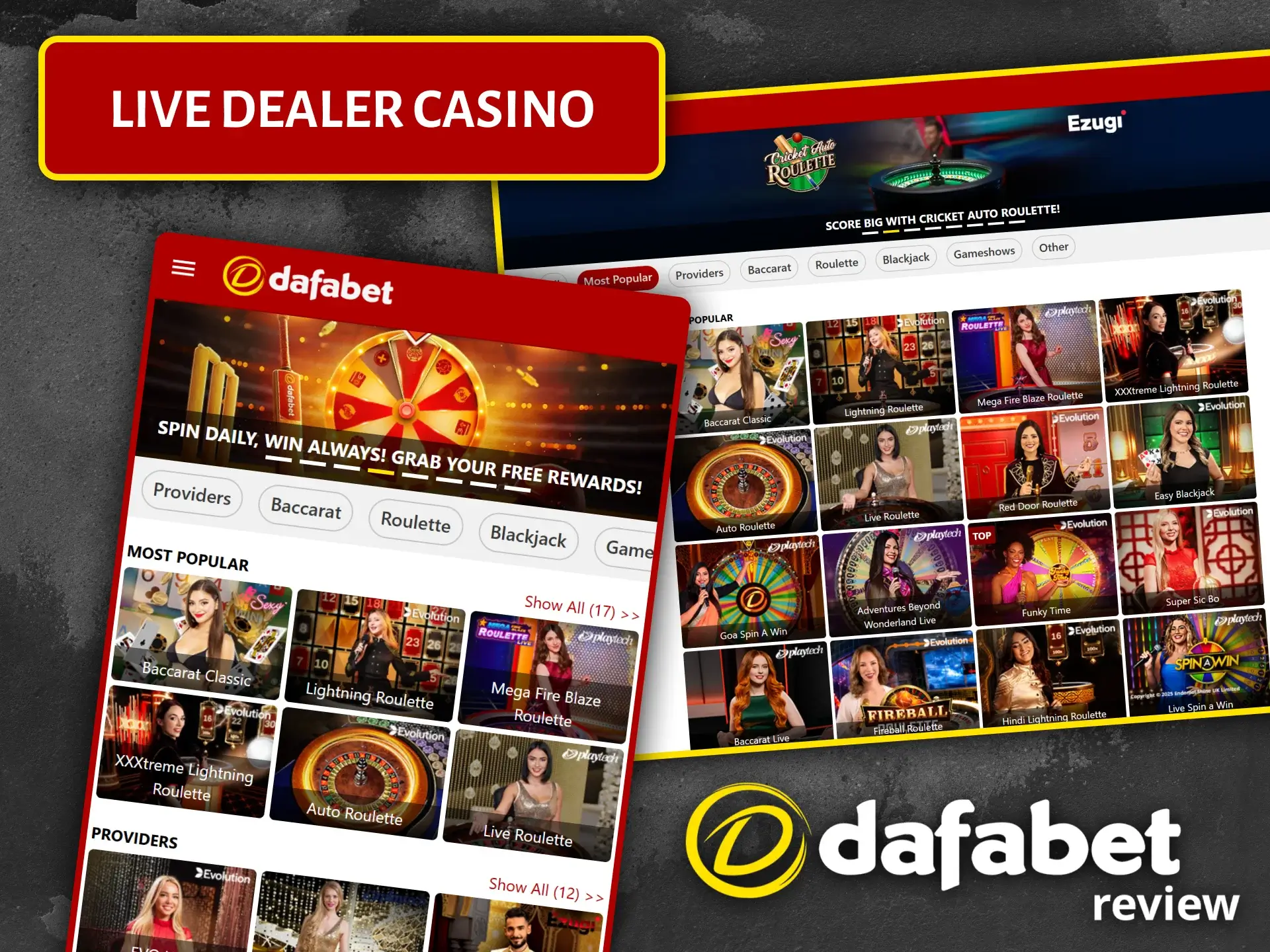 Join Dafabet live dealer casino for an unforgettable real-time gaming experience.